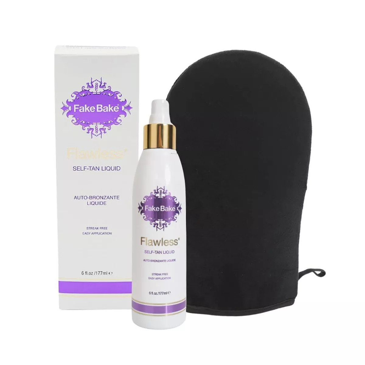 Fake Bake FLAWLESS Original/Regular Self-Tan Liquid (6 oz) - Application Mitt Included | Sunless ... | Target