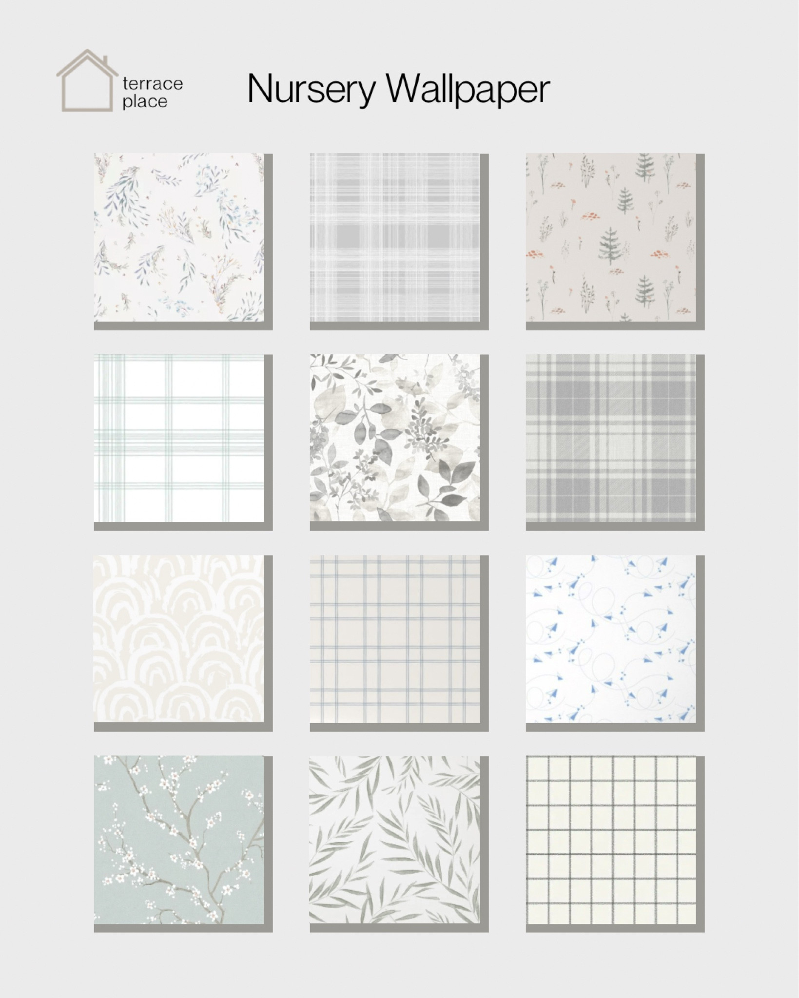 A few of my favorite wallpapers that would be beautiful in a nursery! I used plaid in the airplane nursery ✈️ 

#LTKkids #LTKhome #LTKbaby