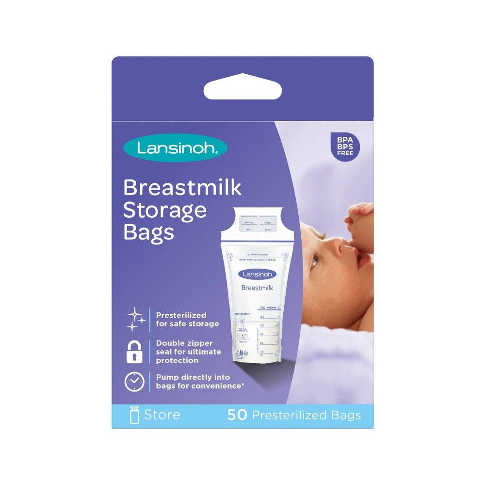 Lansinoh Breast Milk Storage Bags - 50ct | Target