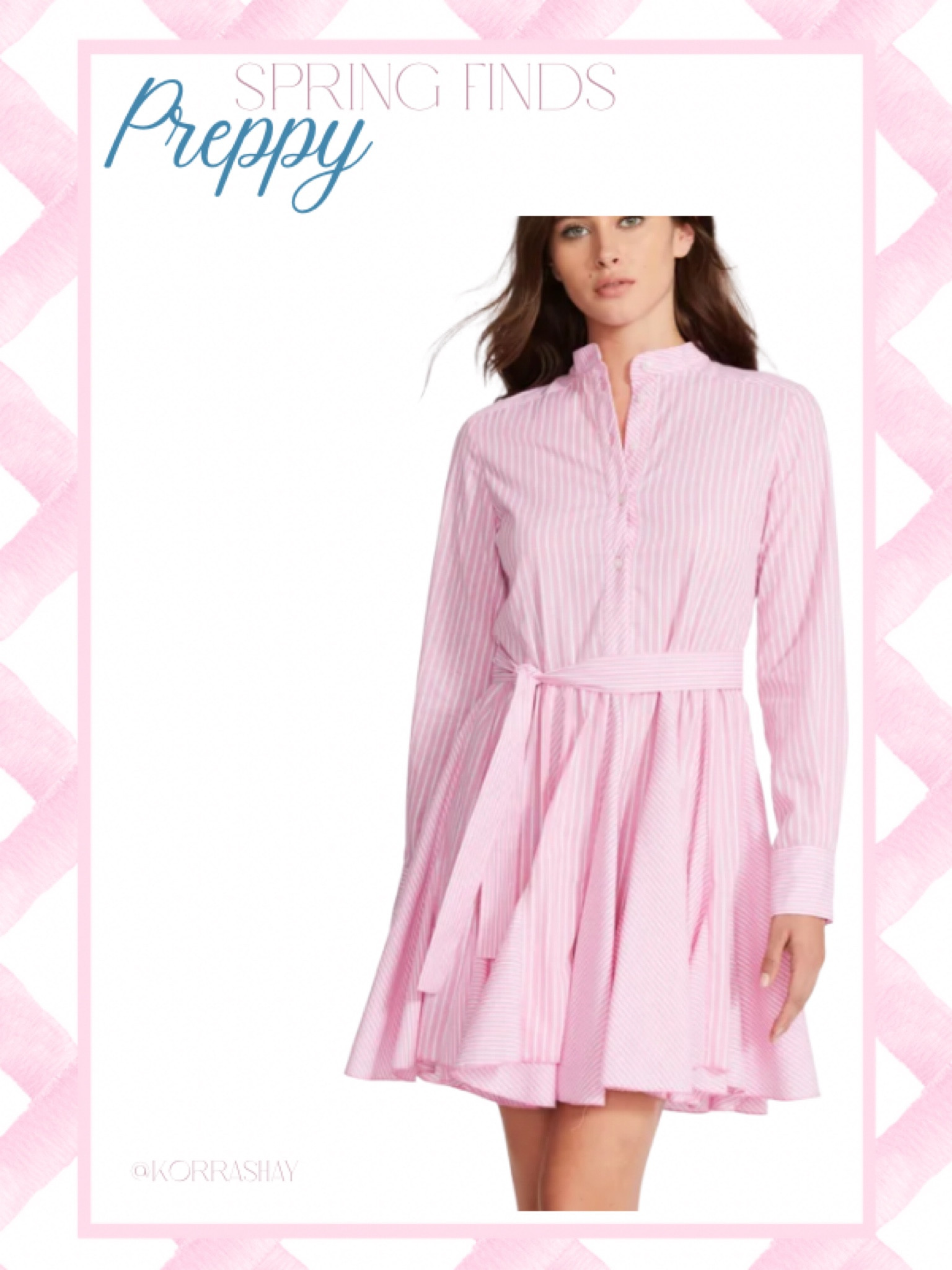Preppy spring finds! Pink stripe shirt dress with full bottom skirt 💖

#LTKFind #LTKSeasonal #LTKfit