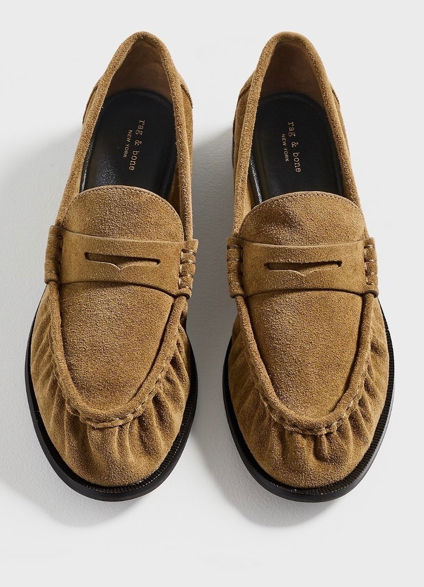 Great beige suede loafer & Saint Laurent dupe under $400 — daily edit cover from Found by Em