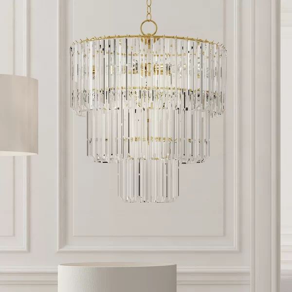 Abington 9 - Light Statement Tiered Chandelier | Wayfair North America