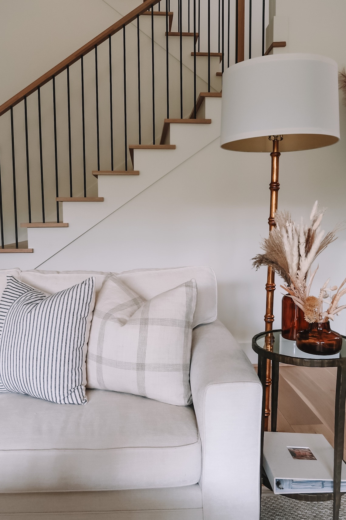 Fall Living Room Decor 

Sectional • Striped Pillow • Similar Windowpane Pillow 

Living Room Design, Home Decor, Pottery Barn 

#LTKhome #LTKFind #LTKSeasonal