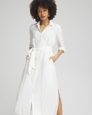 Linen Lace Shirt Dress | Chico's
