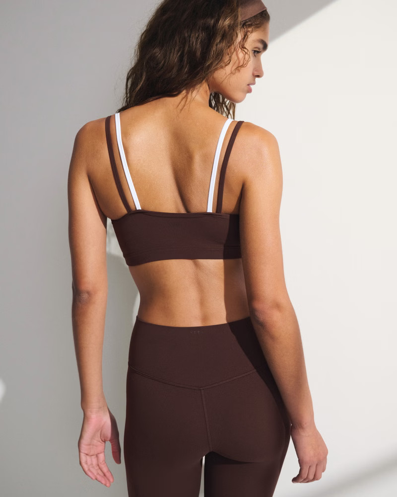 YPB studioFLEX Double-Layered Sports Bra | Abercrombie & Fitch (US)