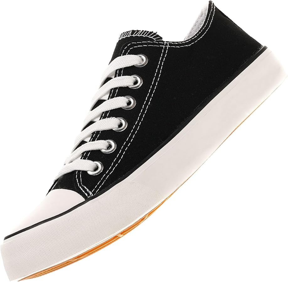 LUMUBBY Canvas Shoes for Women Men High Top Lace Up Sneakers Canvas Fashion Sneakers Classic Casu... | Amazon (US)