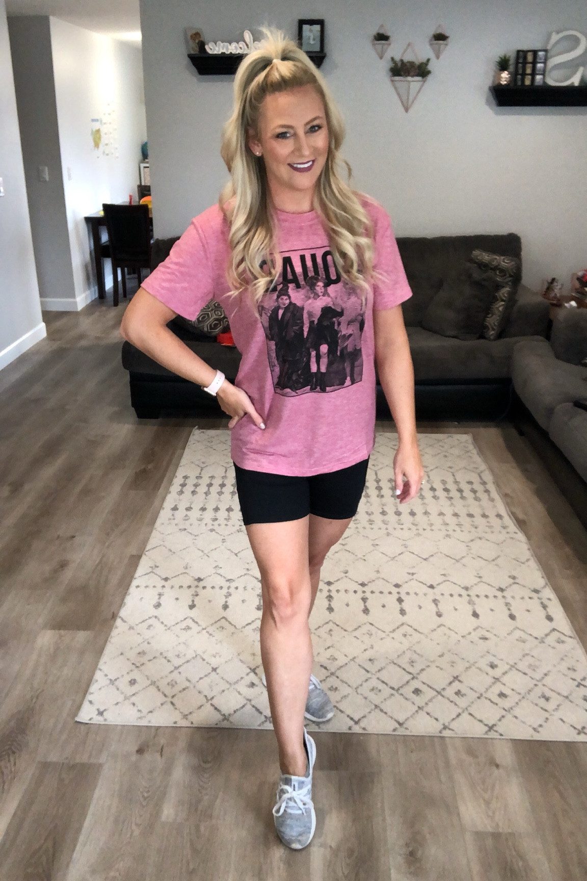 Sanderson Sisters Squad Goals Tshirt and biker shorts. Hocus Pocus. Everything fits true to size.

#LTKfit #LTKunder50 #LTKSeasonal