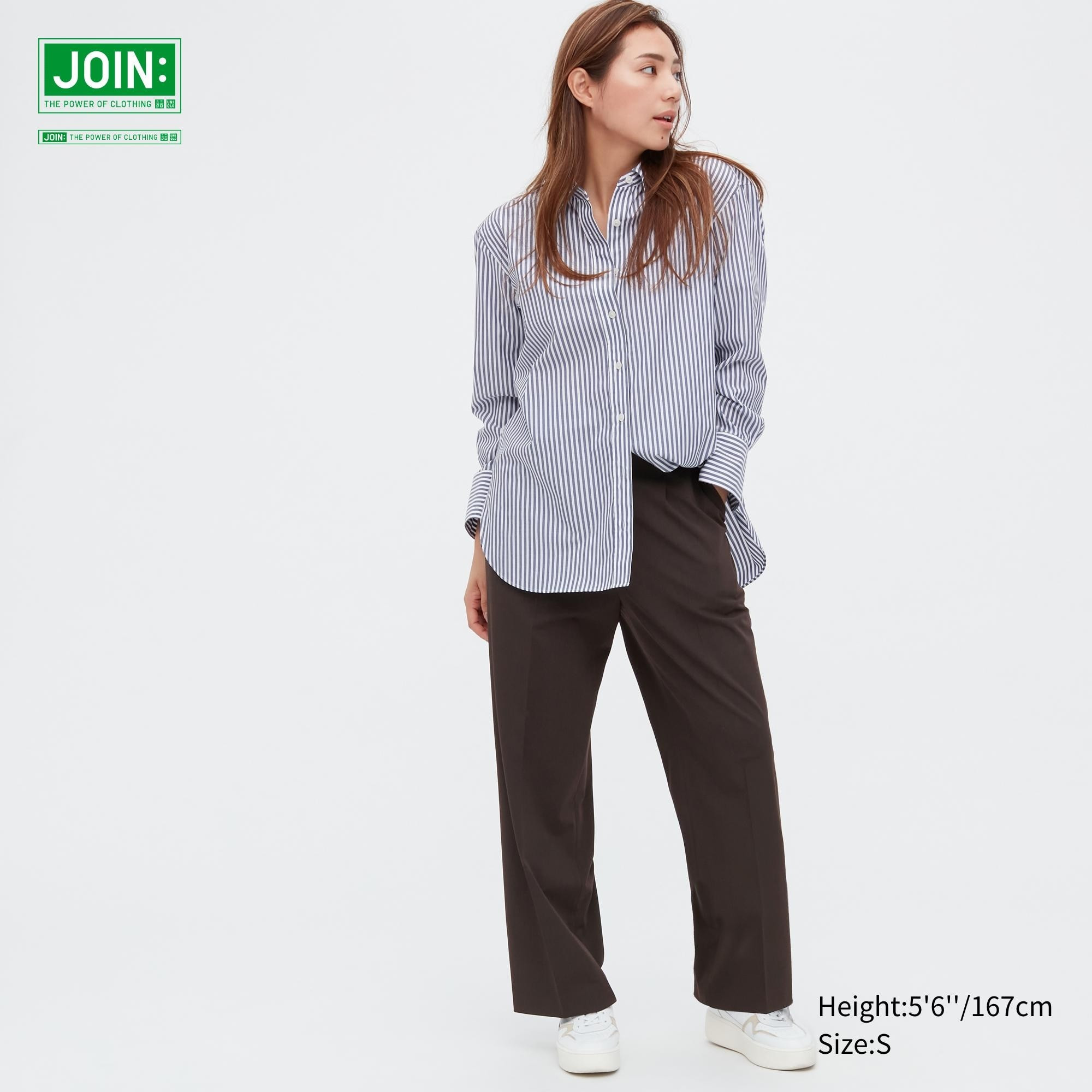 Wide-Fit Pleated Pants (Women) | UNIQLO US | UNIQLO (US)