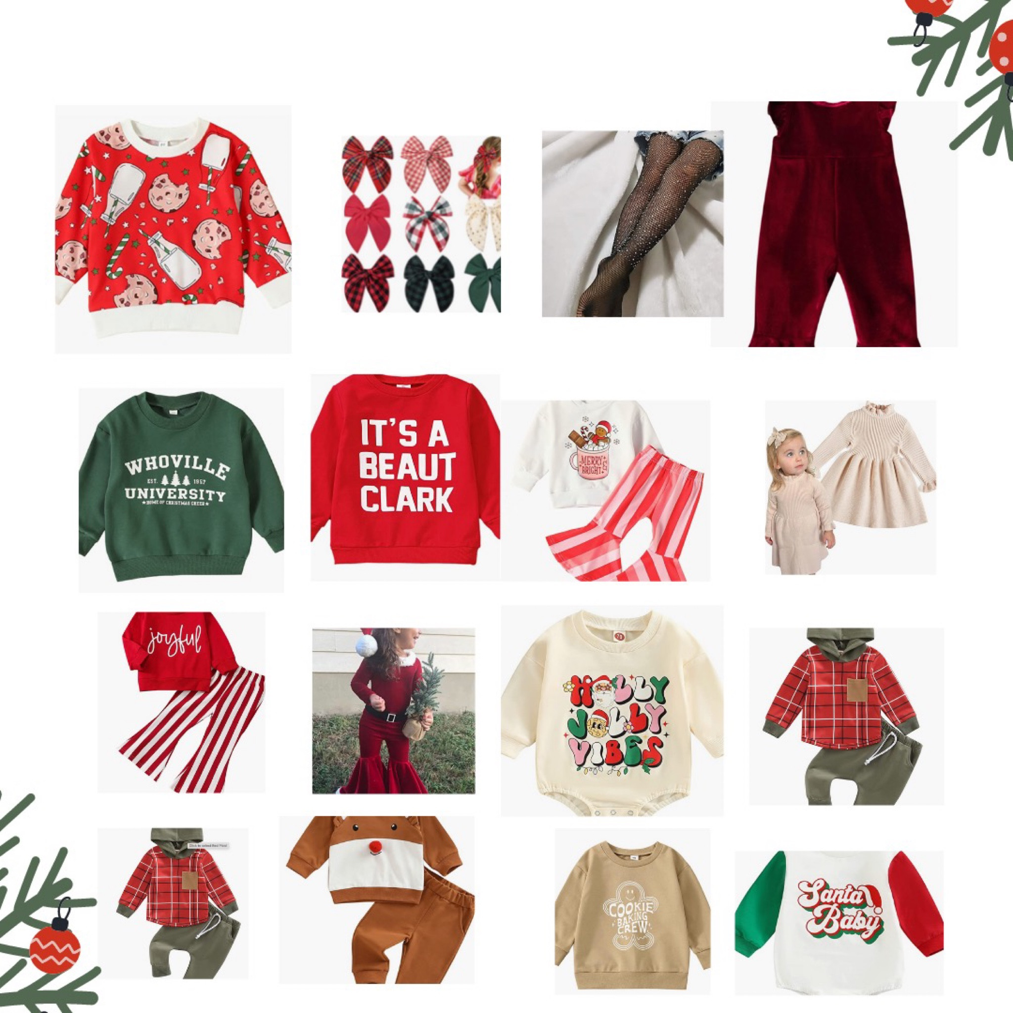 The cutest little Amazon picks for our littles this holiday season! Palmer has a pair of the rhinestone tights and they are to die for! We may need them in red tor Christmas 🎄 😝

#LTKSeasonal #LTKHoliday #LTKkids