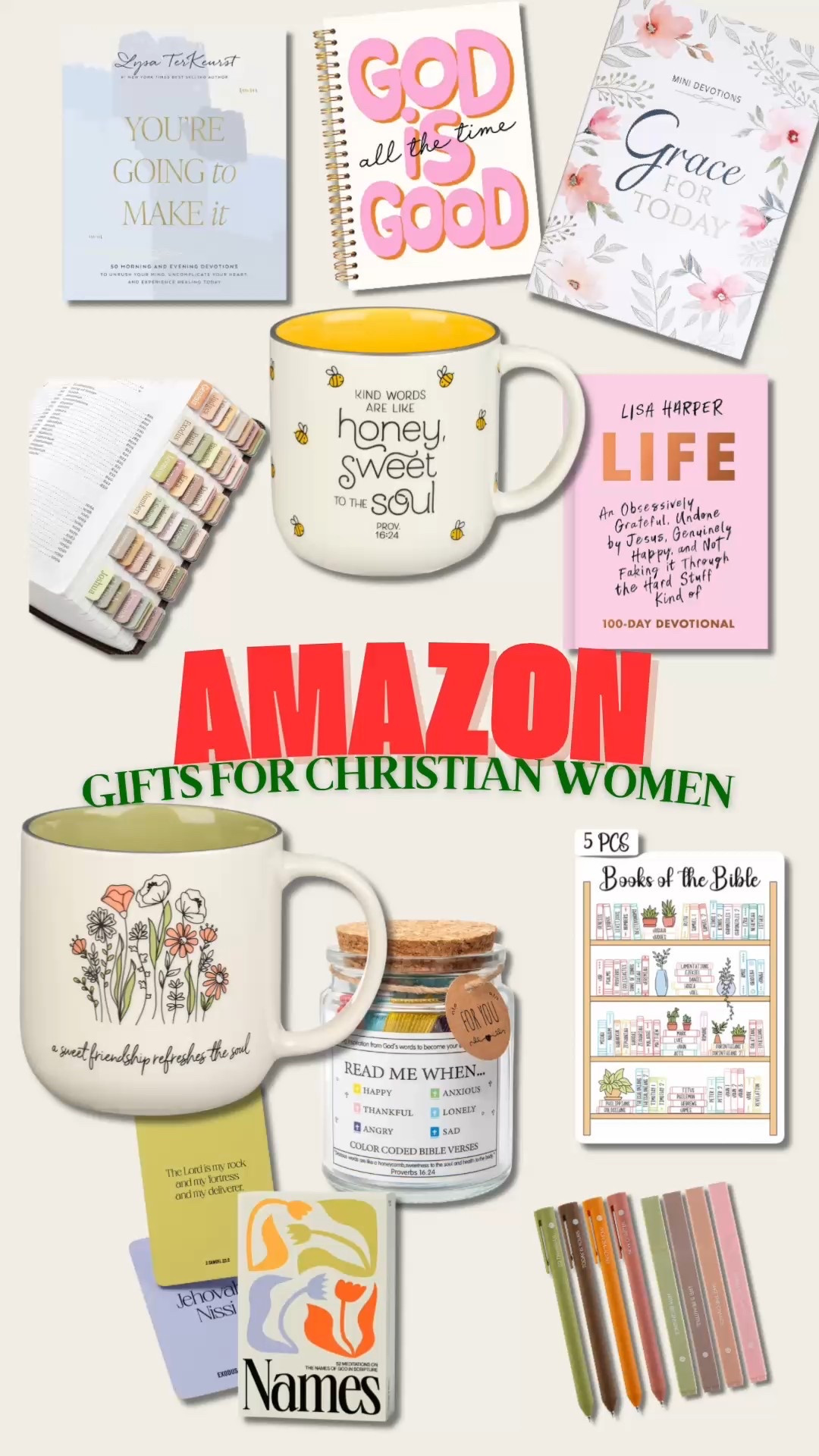 GIFTS FOR CHRISTIAN WOMEN 💛✨

Gift Guide, gifts for her, Christian moms, daily devotional, Bible study, disciple groups, Amazon finds, Bible reading, Christian friends, Christian gifts



#LTKGiftGuide #LTKFamily #LTKmomlife