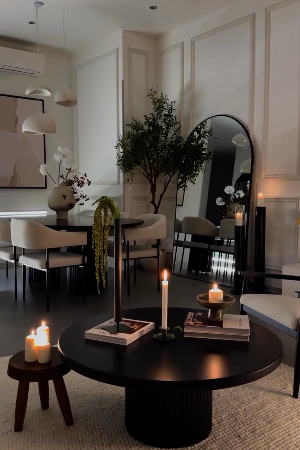 Happy Friday ✨ 🕯️ 

—💬 Comment “SHOP” for links! 🔗 

— 📲 SAVE for your next project

— ☑️ FOLLOW @design.aesthetically for home inspo

👉 Elevate that empty corner with an eye-catching and cozy aesthetic:

✨Start with a statement dining table as the focal point, choosing a design that balances form and function. Complement it with comfortable, high-quality chairs that reflect your aesthetic.

✨incorporating a corner mirror can be a great way to add an accent as a way to maximize space and add personality.

✨Finally, accessorize with luxurious textiles like a plush rug and centerpieces such as a vase with greenery to complete the look, ensuring your dining room is both sophisticated and welcoming.

#LTKStyleTip #LTKFindsUnder100 #LTKHome