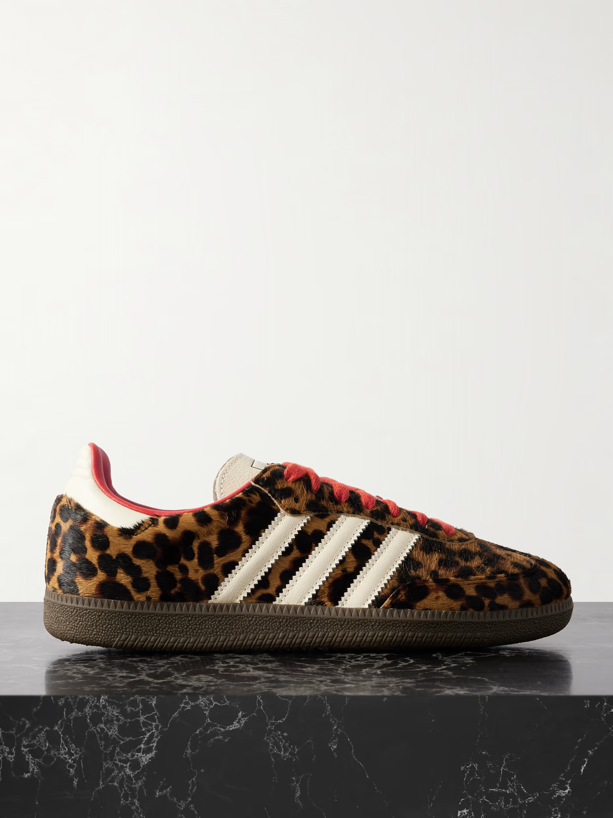 adidas Originals - Samba Og Leather-trimmed Leopard-print Pony Hair Sneakers - Animal print | NET-A-PORTER (US)