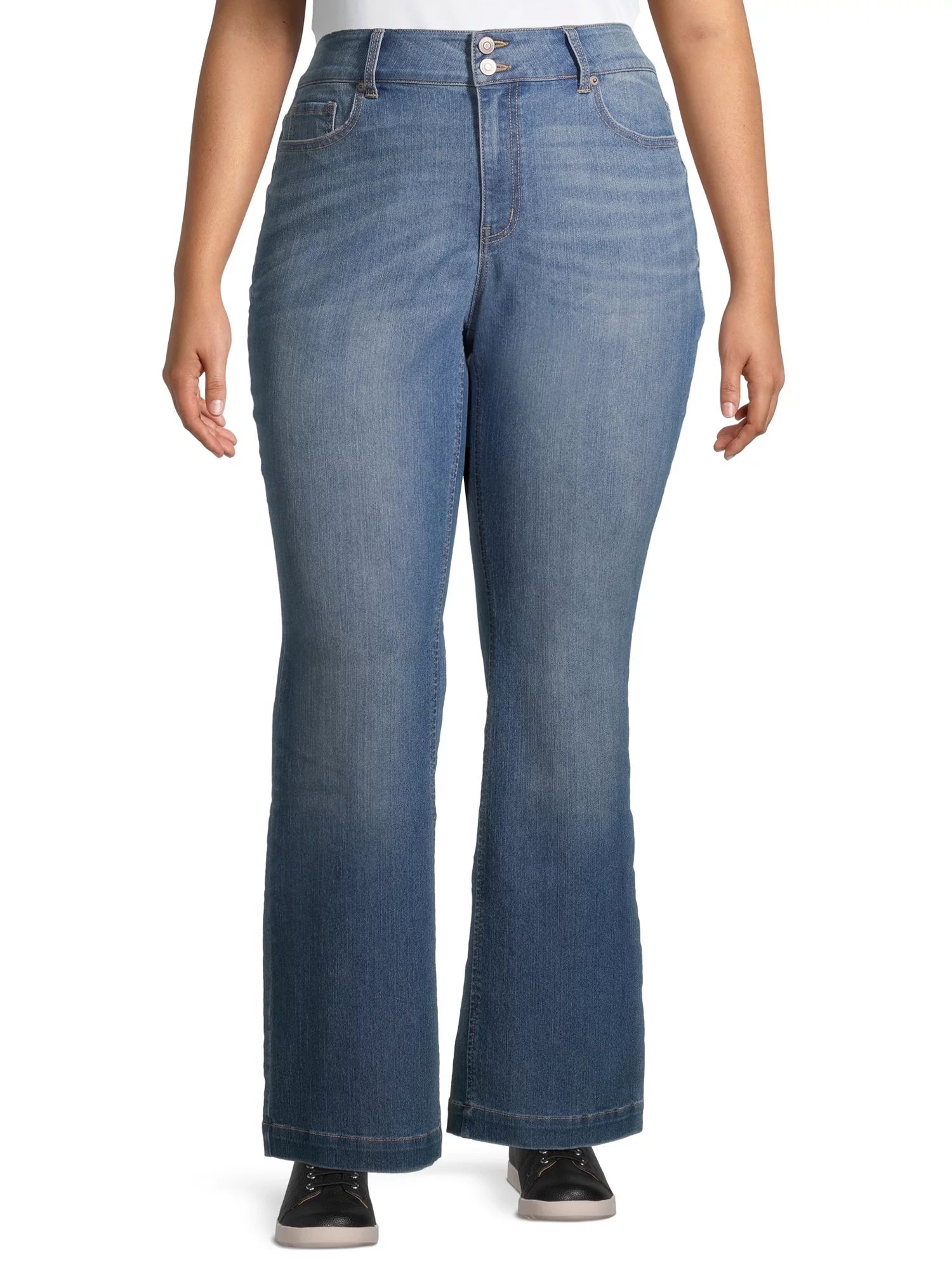No Boundaries Juniors' Plus Size Bootcut Jeans | Walmart (US)