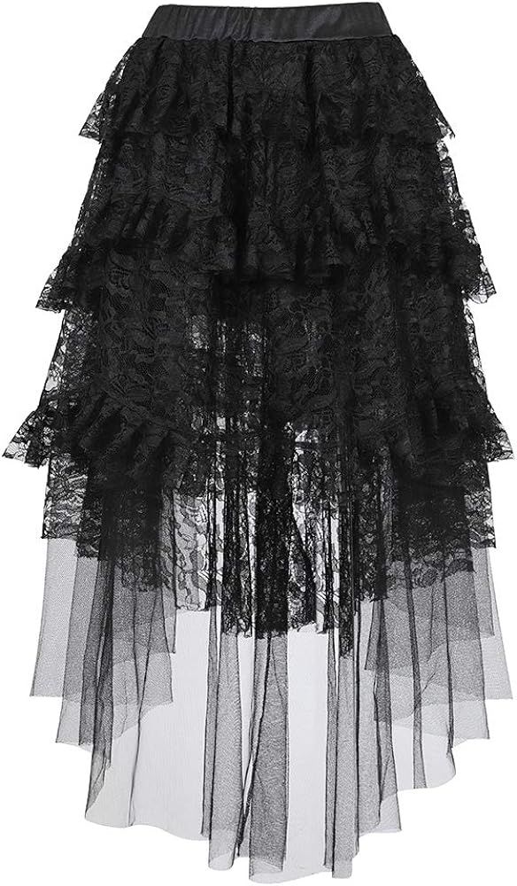 Zhitunemi Plus Size Steampunk Costume for Women Pirate Dressing Renaissance Skirt | Amazon (US)