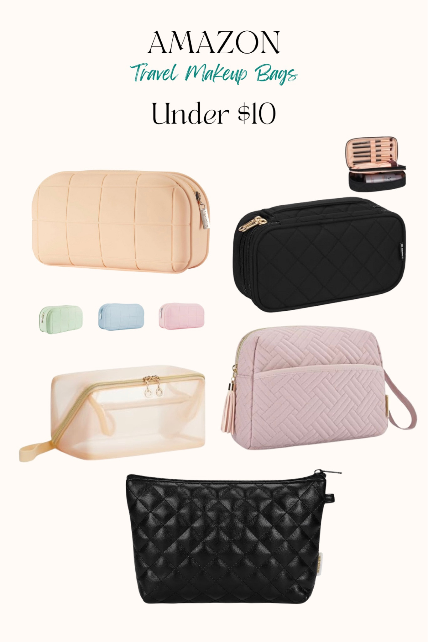 Travel makeup bag under $10