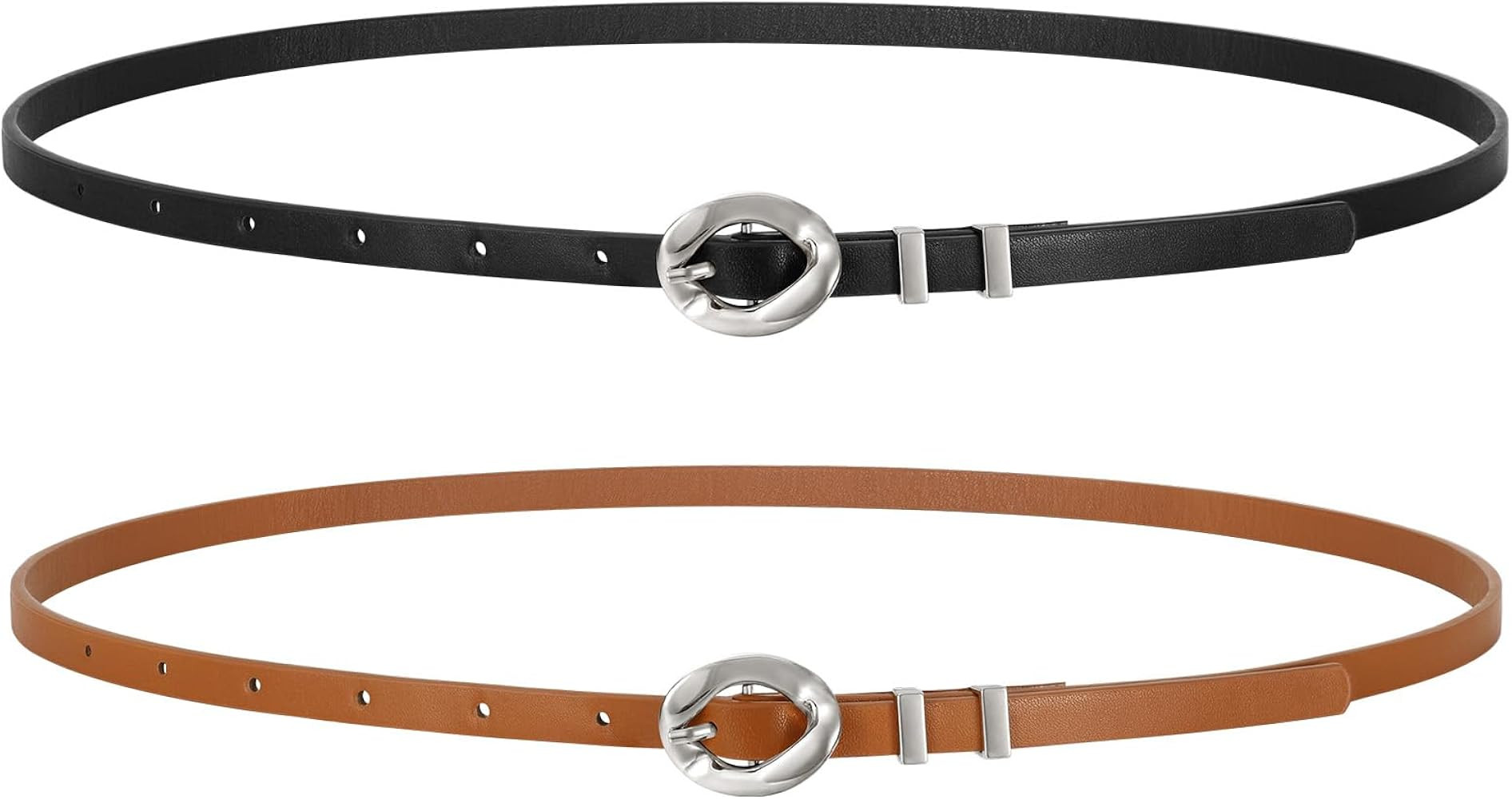 WERFORU Women Skinny Belt | Amazon (US)