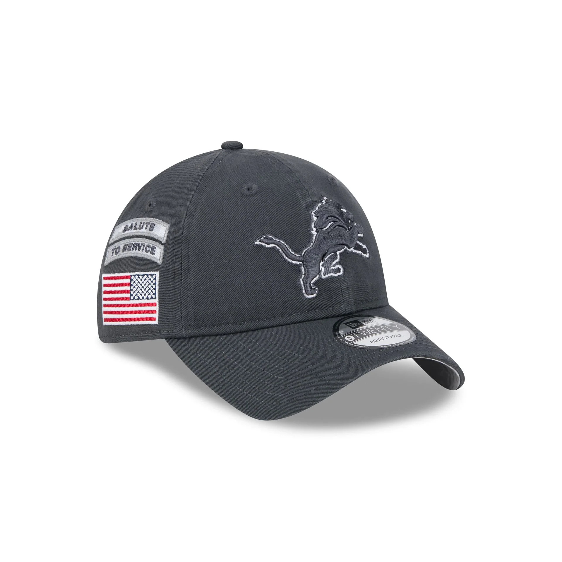 Detroit Lions 2024 Salute to Service 9TWENTY Adjustable Hat | New Era (US)