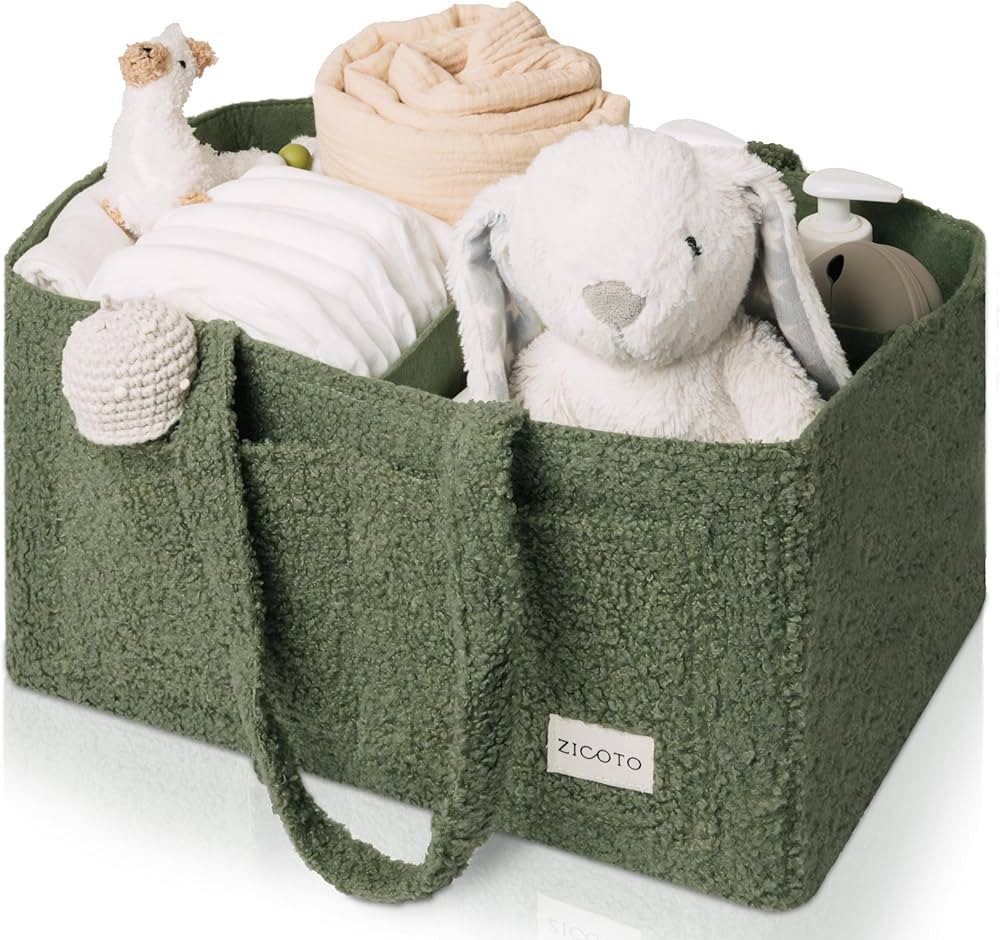 Beautiful Diaper Caddy Organizer - Versatile Storage Basket Easily Holds Diapers, Wipes and Other... | Amazon (US)