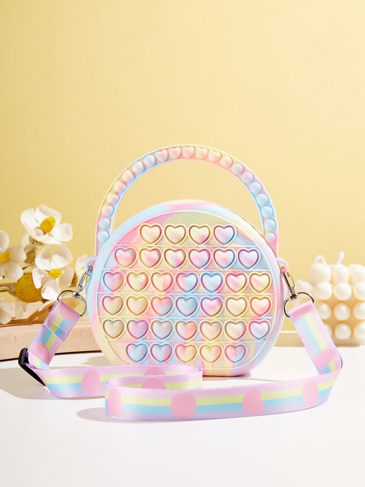 Mini Colorblock Bubble Bag | SHEIN