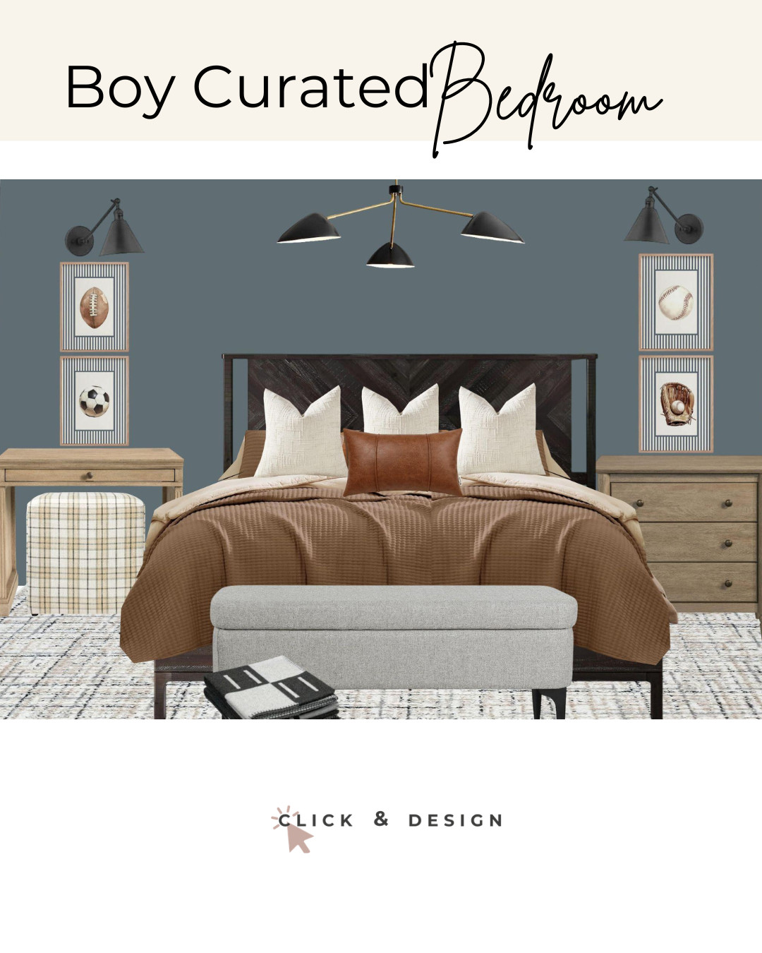 eeding a little help pulling together your boy’s bedroom? Youth spaces can be some of the trickiest to get just right—but also the most fun.

We’ve curated ready-to-shop designs with direct links to make it easy, or we can create something completely custom just for you.

Take a look at what we offer at clickthisdesign.com ✨ 

 #LTKmomlife #LTKOver40 #LTKHome