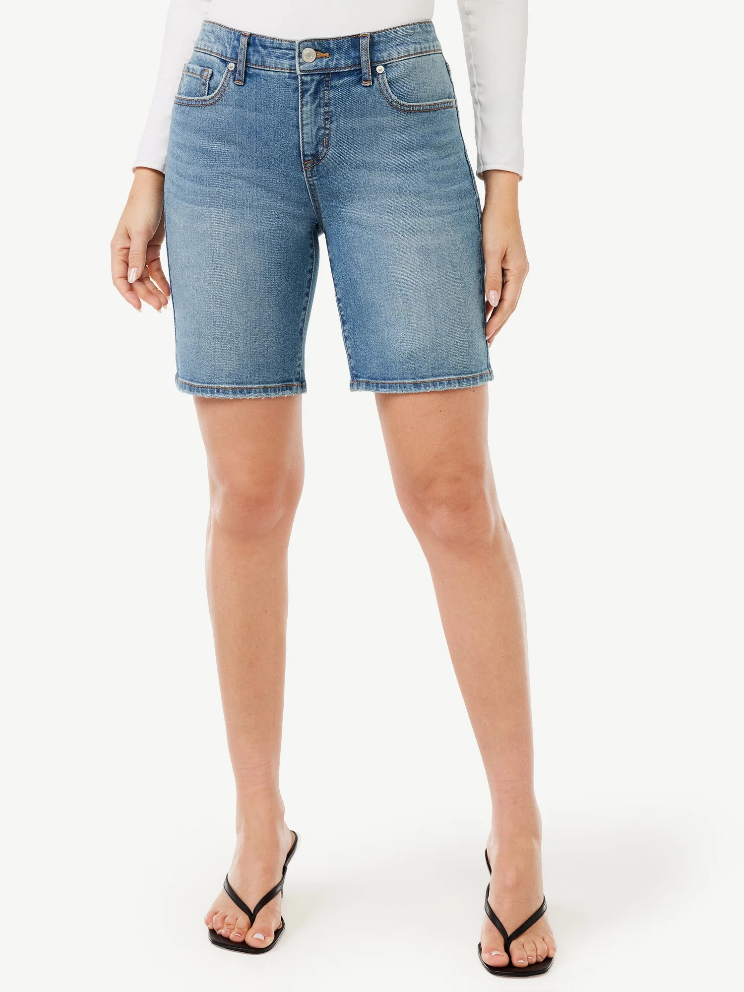 Sofia Jeans by Sofia Vergara Women's Gabriella Bermuda Shorts | Walmart (US)