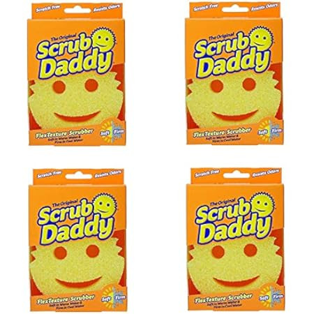 Scrub Daddy Sponge Set - Colors - Scratch-Free Sponges for Dishes and Home, Odor Resistant, Soft in  | Amazon (US)