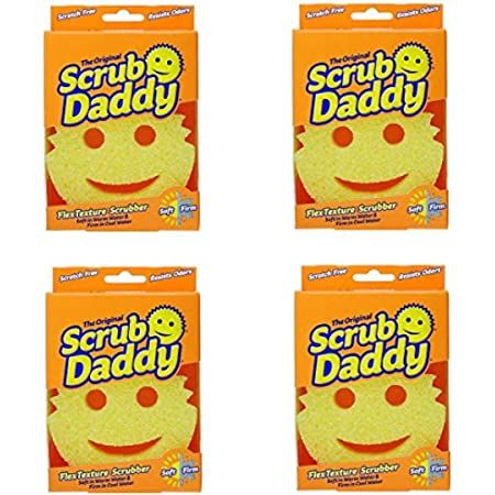 Scrub Daddy Sponge Set - Colors - Scratch-Free Sponges for Dishes and Home, Odor Resistant, Soft in  | Amazon (US)