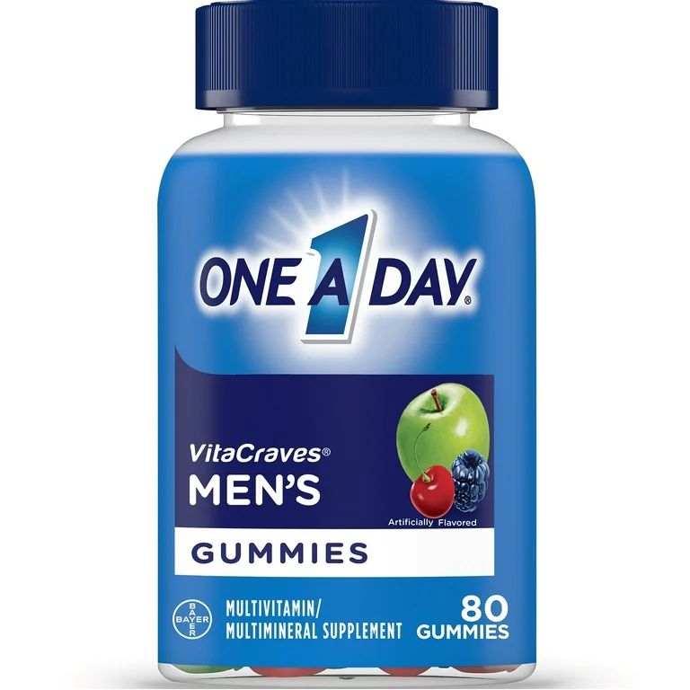 One A Day Men's Multivitamin Gummies, Multivitamins for Men, 80 Count | Walmart (US)