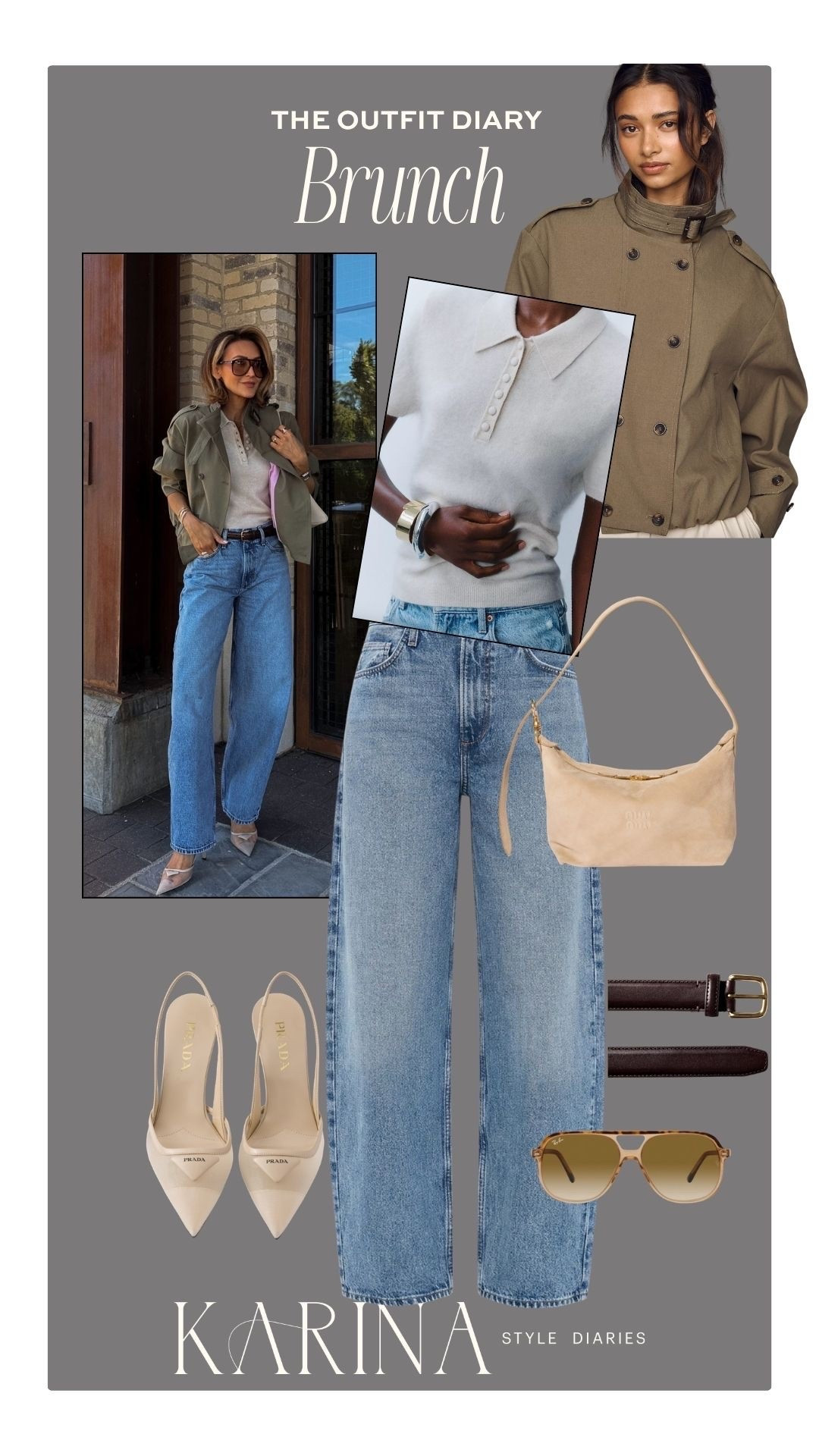 Fall Formulas: jeans + short sleeve sweater 🫒🍂 

I ended up investing in another super cute polo cashmere fuzzy sweater and can’t get enough!! Jeans 25, barrel silhouette, fits slightly oversized, sweater xs and jacket small - Prada sling backs 

#LTKootd #LTKgrwm #LTKSeasonal