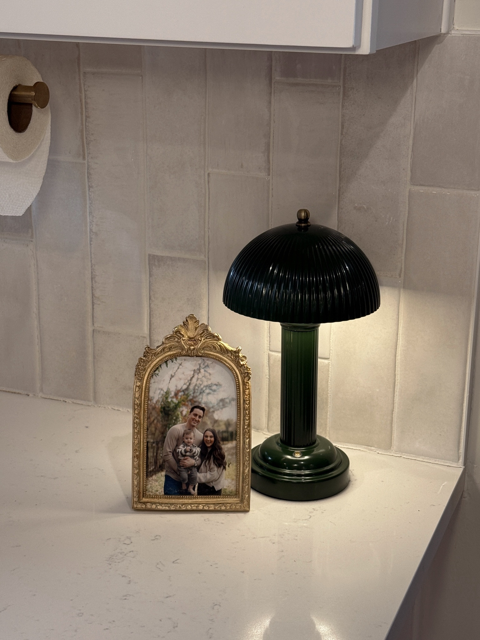 Green countertop cordless lamp! So perfect if you don’t have an outlet around, and rechargeable as well. Spring Decor

#LTKSeasonal #LTKHome #LTKFamily