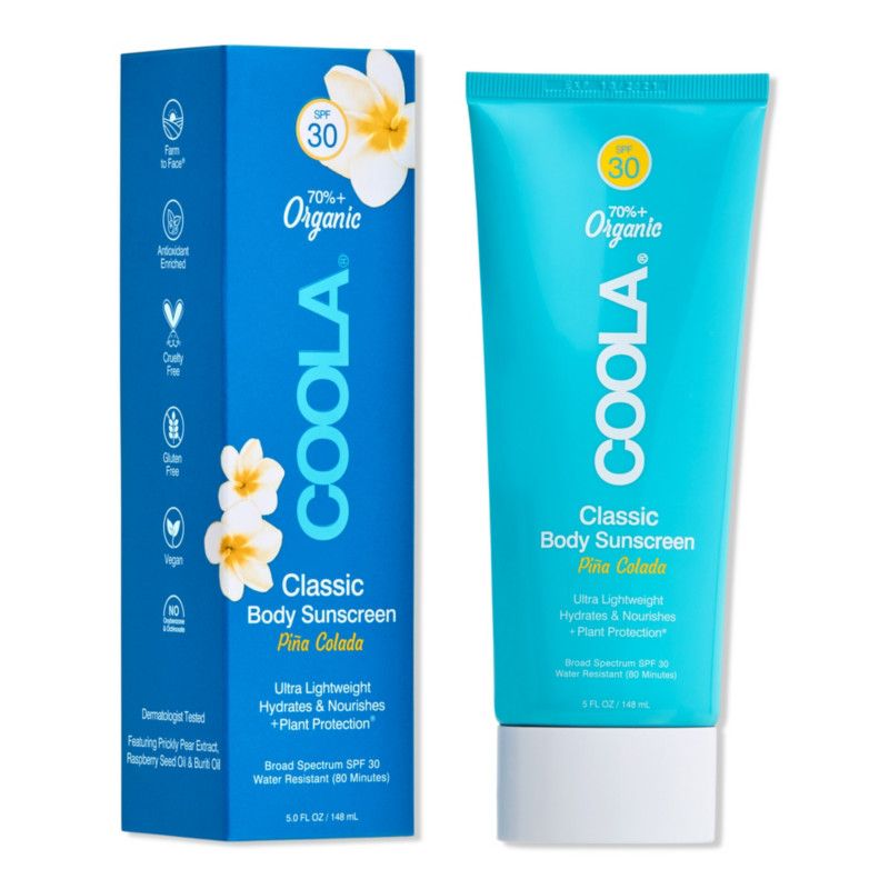 COOLA Piña Colada Classic Body Organic Sunscreen Lotion SPF 30 | Ulta Beauty | Ulta