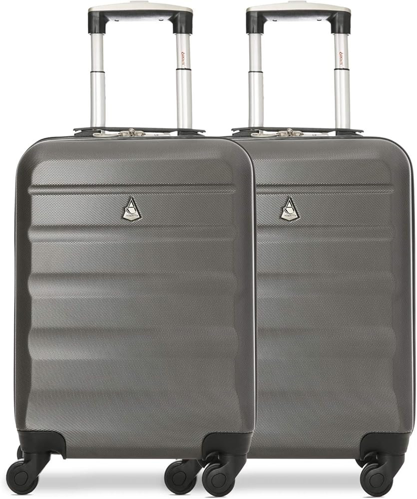 Aerolite ABS Bagage Cabine Bagage à Main Valise Rigide Légere à 4 roulettes, pour Ryanair, Eas... | Amazon (FR)