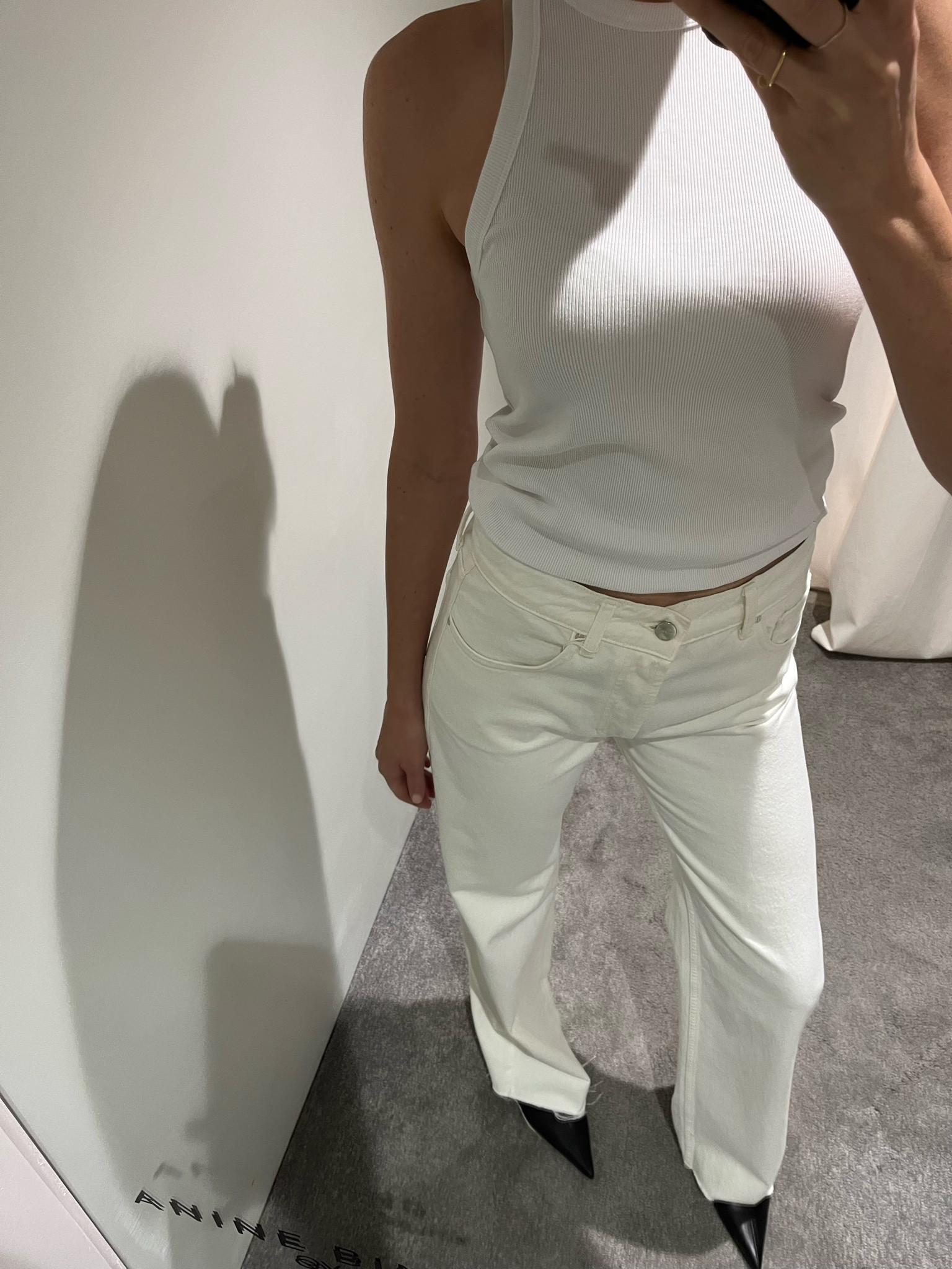 The best jeans- Anine bing mid rose, wide leg white denim- a classic 

#LTKstyletip #LTKaustralia