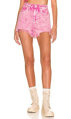 BLANKNYC Reeve High Rise Short in Flamingo from Revolve.com | Revolve Clothing (Global)