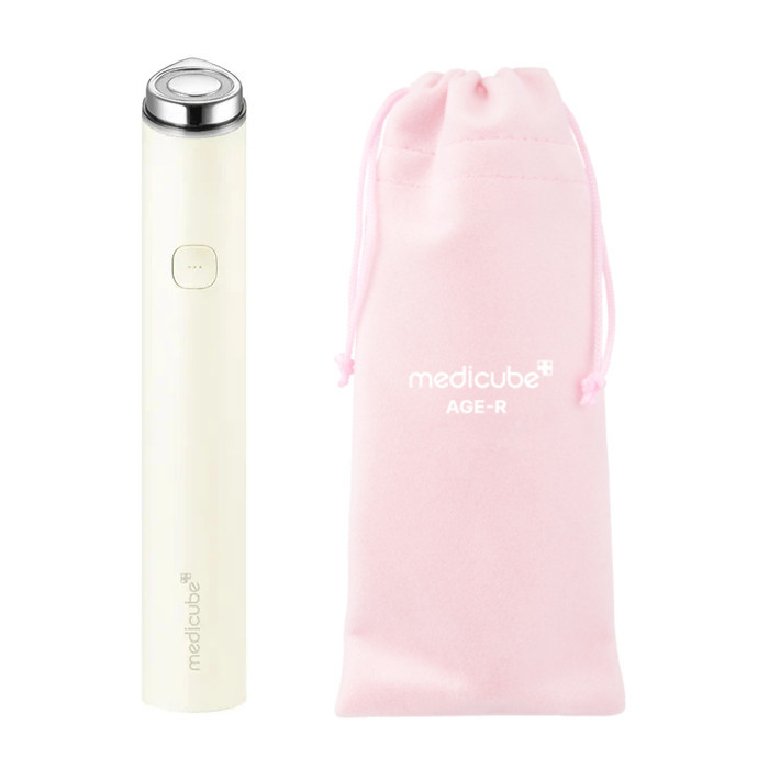 medicube - Age-R Booster Pro Mini Plus + Pouch Set - Beige | Stylevana