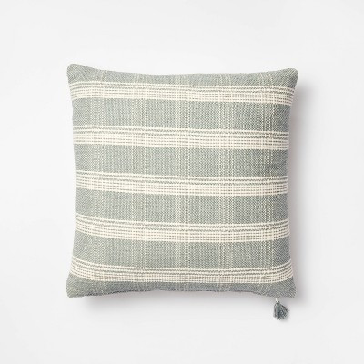 Woven Plaid Throw Pillow with Tassel Zipper - Threshold™ designed with Studio McGee | Target