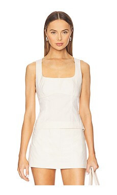 L'Academie by Marianna Thierry Top in Beige from Revolve.com | Revolve Clothing (Global)
