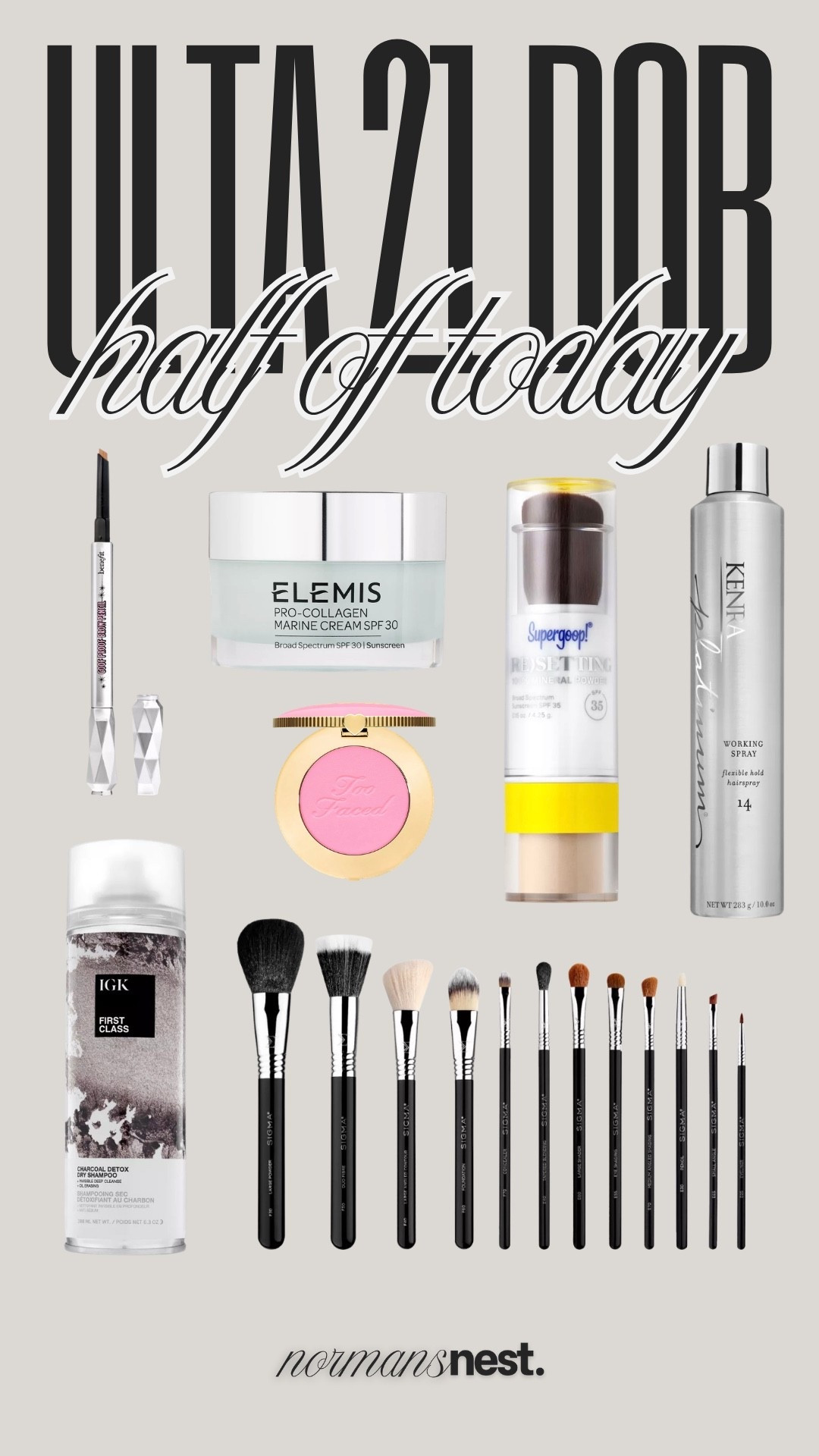 Today’s half of beauty deals at Ulta! 

#LTKBeauty #LTKselfcare #LTKSaleAlert