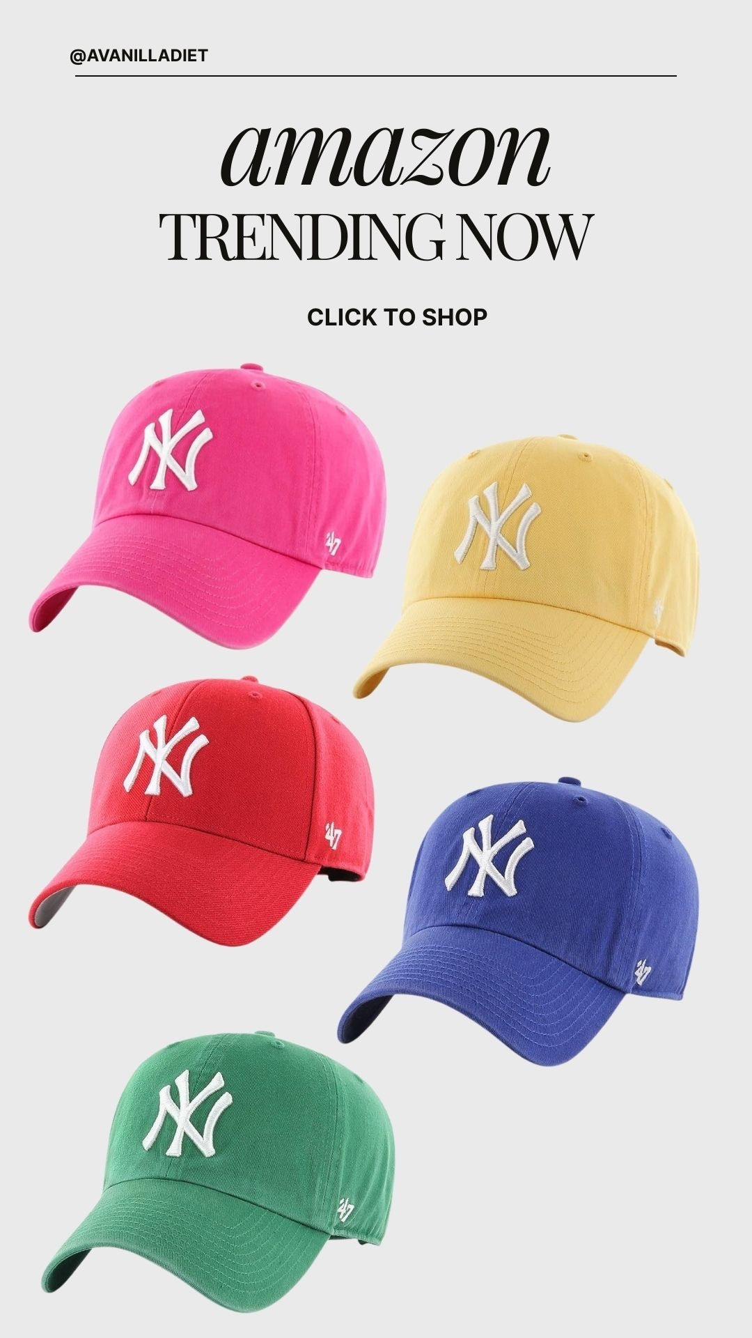 🧢 Amazon trending now 🧢
The classic hat everyone’s wearing! 
#yankeeshat #trendingnow #amazonfashion #casualstyle #ltkstyle #sportychic


#LTKActive #LTKgrwm #LTKSeasonal