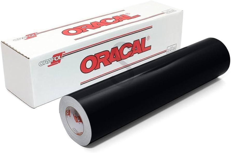 Roll of Matte Black Oracal 631 Removable Vinyl Works w/All Vinyl Cutters (12 Inch x 10FT) | Amazon (US)