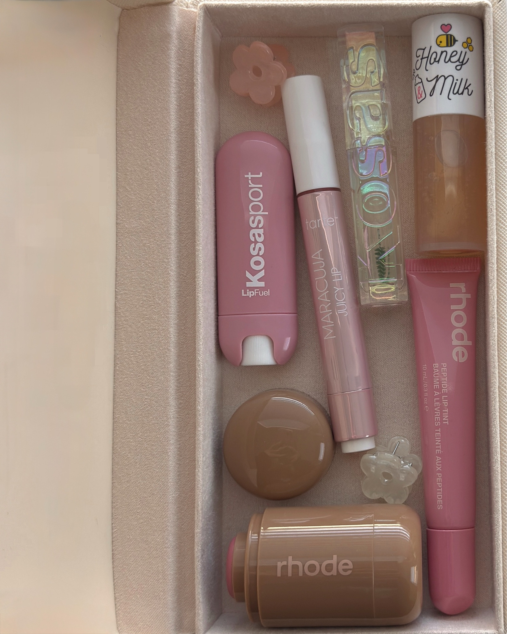 beauty must haves kosas lippies rhode skin 

fall lip shades, autumn lipstick colors, deep berry lips, warm nude lip shades, earthy lip tones, burgundy lip color, matte, brown lip shades, mauve lip color, rich lip hues, fall lip gloss, dark lip products for fall, and seasonal lip colors

#LTKFindsUnder50 #LTKGiftGuide #LTKBeauty