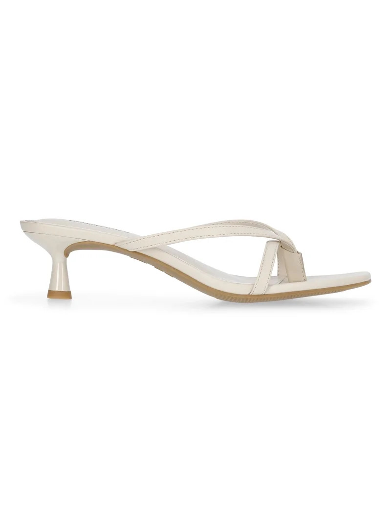 No Boundaries Kitten Heel Sandals, Women's | Walmart (US)