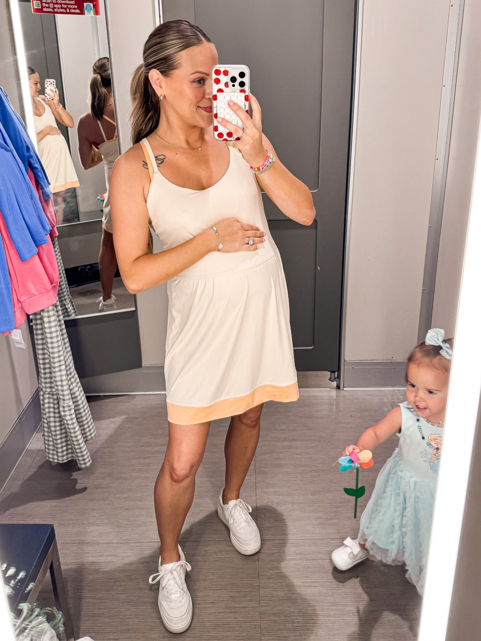 Loving this active dress! 
Weaning size large to have max comfort for this bump! 


#LTKspring #LTKBump #LTKhaul