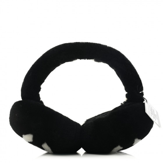 CHANEL

Shearling CC Ear Muffs Black White | Fashionphile