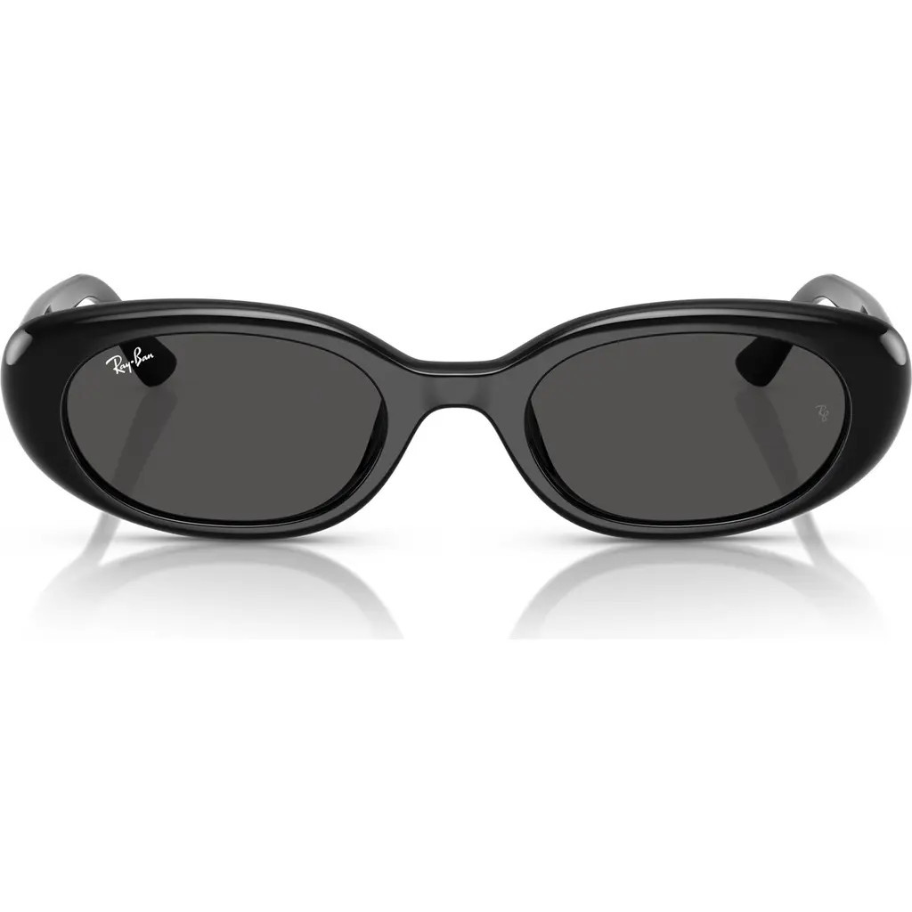 Ray-Ban 53mm Pillow Oval Sunglasses in Black at Nordstrom | Nordstrom