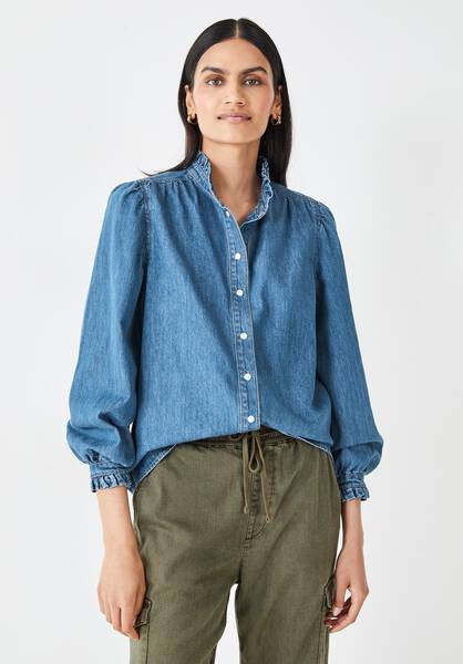 Joyce Denim Shirt | Hush Homewear (UK)