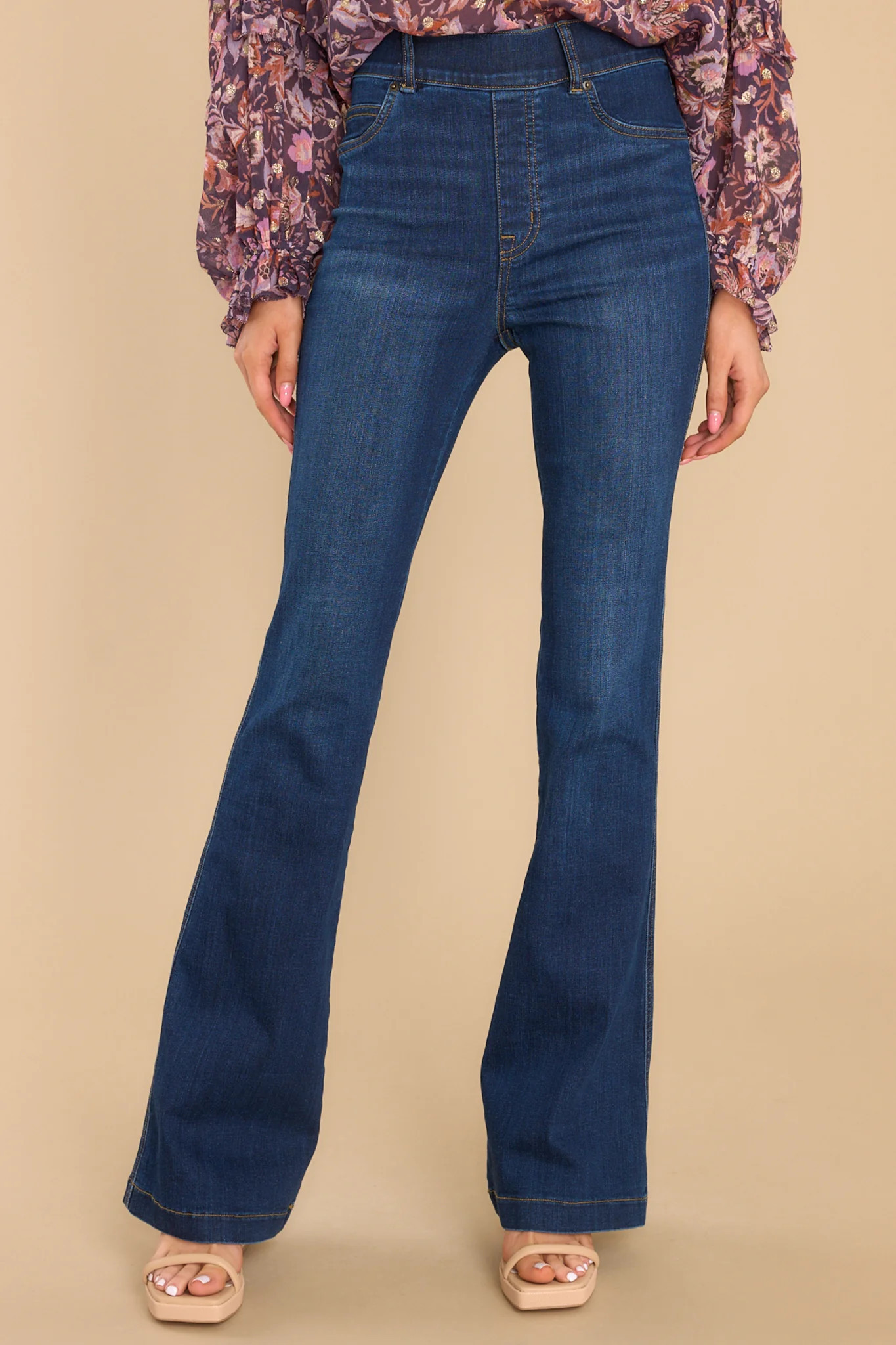 Midnight Shade Flare Jeans | Red Dress 