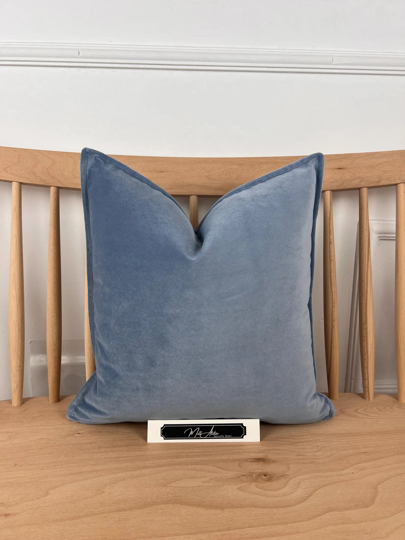 Sky Blue Velvet Pillow Cover | Custom Size and Color Throw Pillow Cover | 14x36 | 20x20 | Long Lu... | Etsy (US)