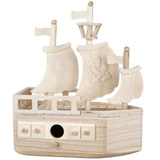 Pirate Ship Wooden Birdhouse by ArtMinds™ | Michaels Stores
