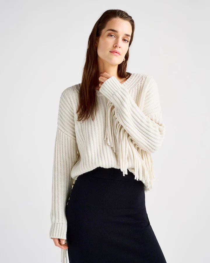 Britain Fringe Sweater | Splendid